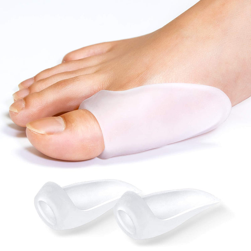 [Australia] - Promifun Gel Bunion Protector Shield, 10 Pack of Bunion Pads and Cushions, Bunion Guard for Big Toe, Relieve Foot Pain from Friction, Rubbing and Pressure Clear(10pcs) 