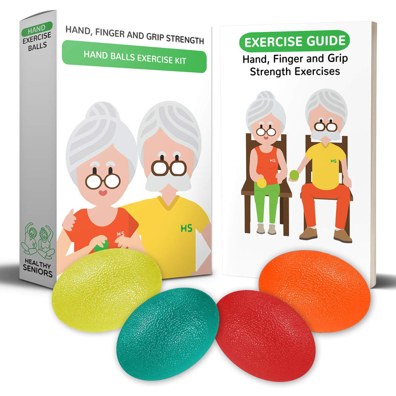 [Australia] - Healthy Seniors Squeeze Balls for Hand Therapy - Perfect for Rheumatoid Arthritis 