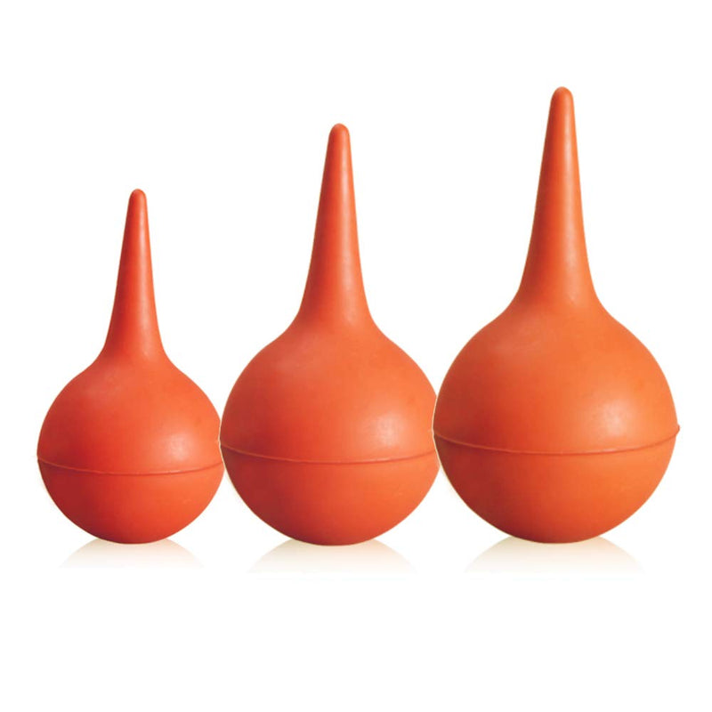 [Australia] - Eastchem Laboratory Tool Red Rubber Squeeze Bulb Ear Syringe Ball,30ml,60ml,90ml 30ml+60ml+90ml 