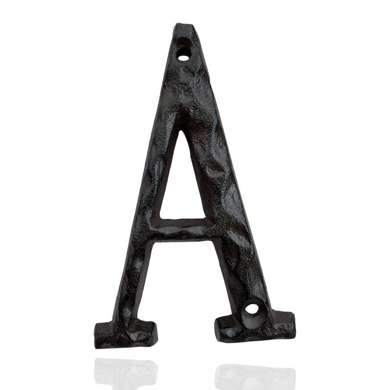 [Australia] - House Letter, 5 Inch High Cast Iron Home Address Letter, Perfect Matching The 5.5 Inch Cast Iron House Numbers (A) Letter A 