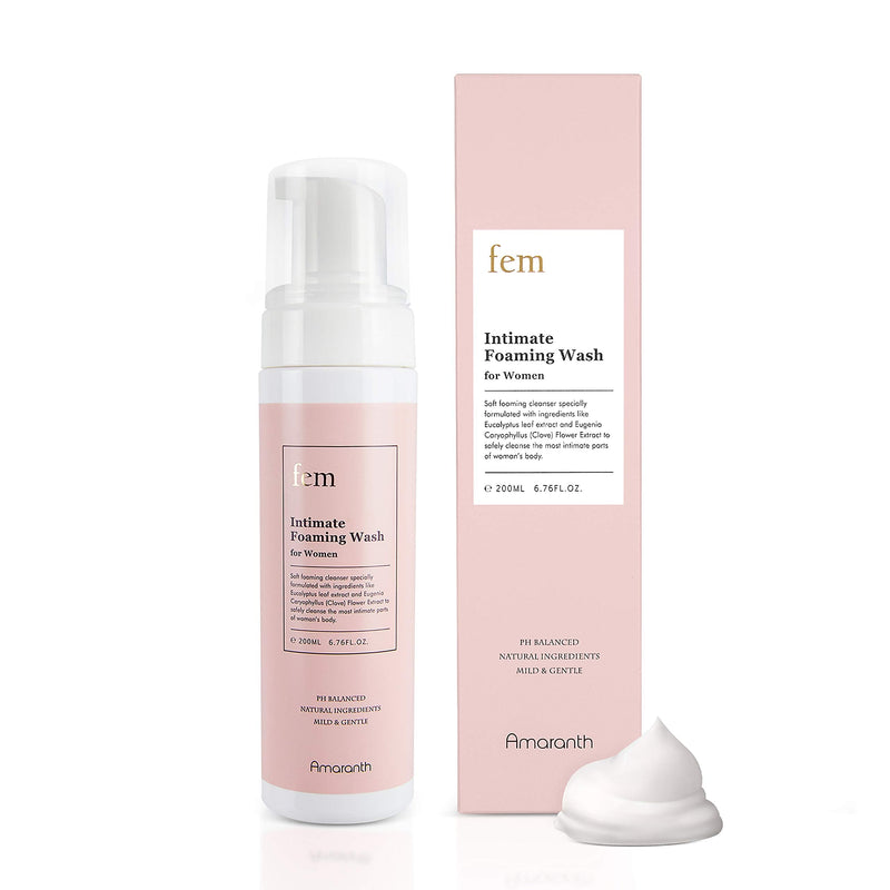 [Australia] - fem pH Balance Intimate Wash for Women, Feminine Wash for Sensitive Skin, Gentle Cleanser for Daily Use, Helps Eliminate Irritation, Itching, Odor (200ml / 6.8 fl oz) 