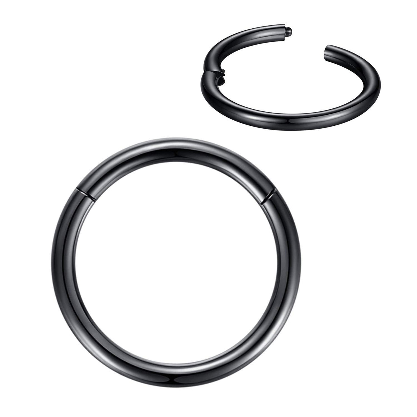 Double Hoop Nose Ring Simple Nose Hoop Ring Clicker Piercing