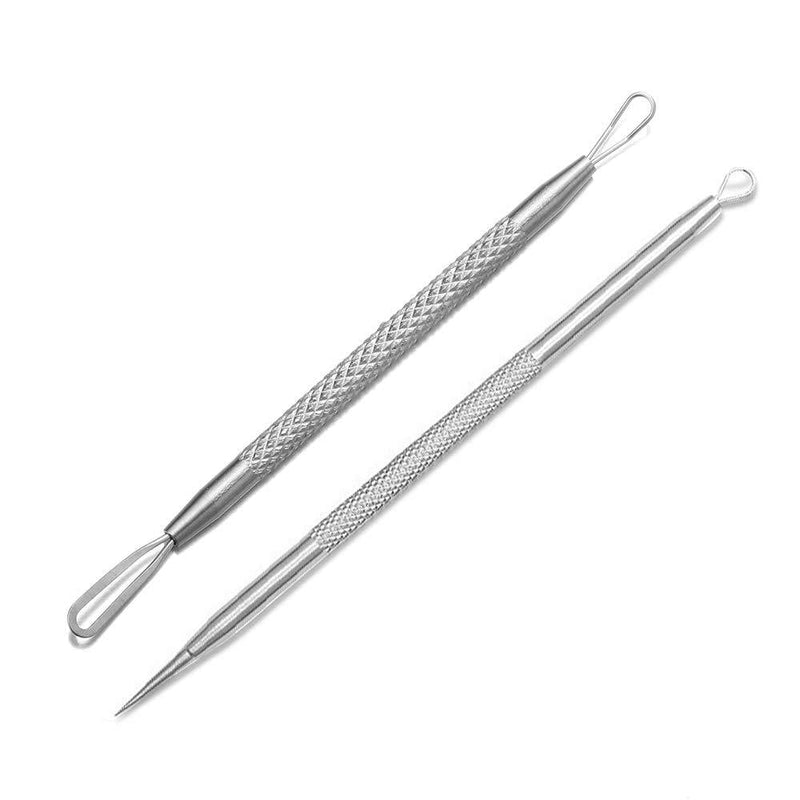 [Australia] - Blackhead Remover, 2 PCS Pimple Popper Tool，Stainless Steel Pimple Extractor Blackhead Removal Tool Risk Free Treatment for Blemish,Whitehead Popping,Blemish 