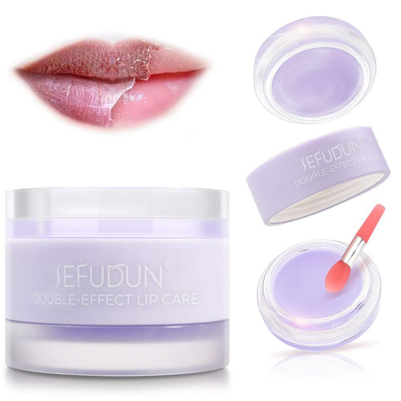 [Australia] - Lip Sleeping Mask, with Lip Scrubs Exfoliator & Moisturizer, Double Effect Lip Mask Overnight, Effectively Remove Dead Skin and Intensive Lip Repair Treatment,Nourishing Hydrating,Fades Lip Lines 
