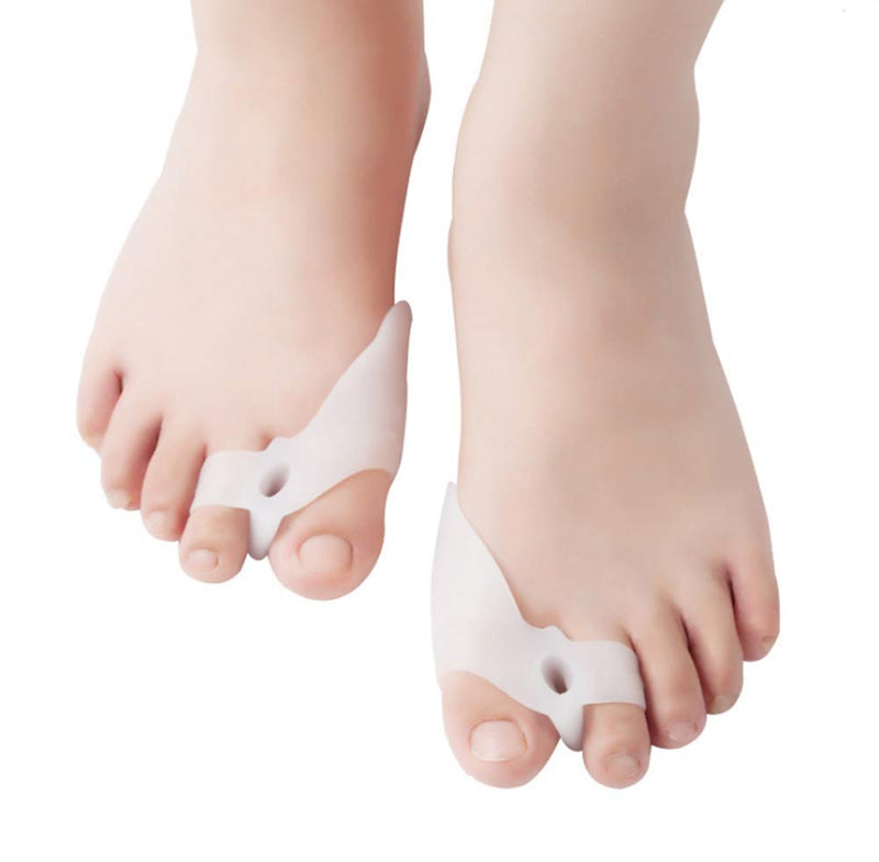 [Australia] - Gel Big Toe Bunion Guards and Protector, Gel Toe Separators,Bunion Pads, Bunion Corrector for Pain Relief from Crooked Toes, Pressure, and Hallux Bunions （4 Pairs） 