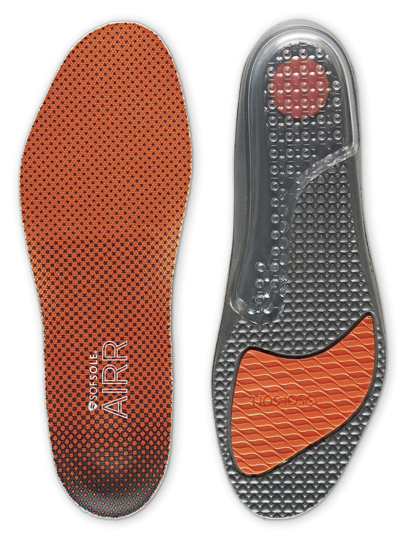 [Australia] - Sof Sole Men's AIRR Performance Full-Length Insole, Orange, 13-14 
