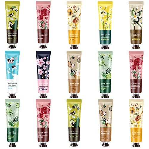 [Australia] - Hand Cream,Hand Lotion,15 Packs Travel Size Hand Cream Gifts Set For Dry Cracked Working Hands, Gifts for Women Mom Girls Wife Grandma 