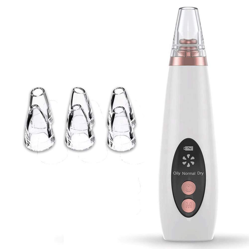 [Australia] - Blackhead Remover Vacuum, Electric Blackhead Removal Tools, Pore Cleaner Extractor Facial Cleaner Suction Tools USB Rechargeable with 6 Replaceable Suction Probes and 3 Cleaning Modes 