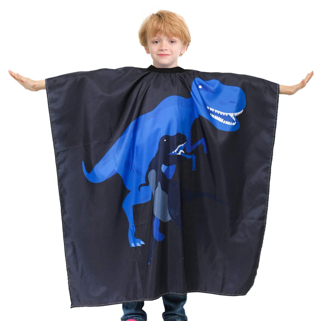 [Australia] - PASHOP Kids Haircut Cape, Dinosaur Waterproof Hair Cutting Cape Boys Barber Haircut Apron for Kids (Dinosaur B) Dinosaur B 