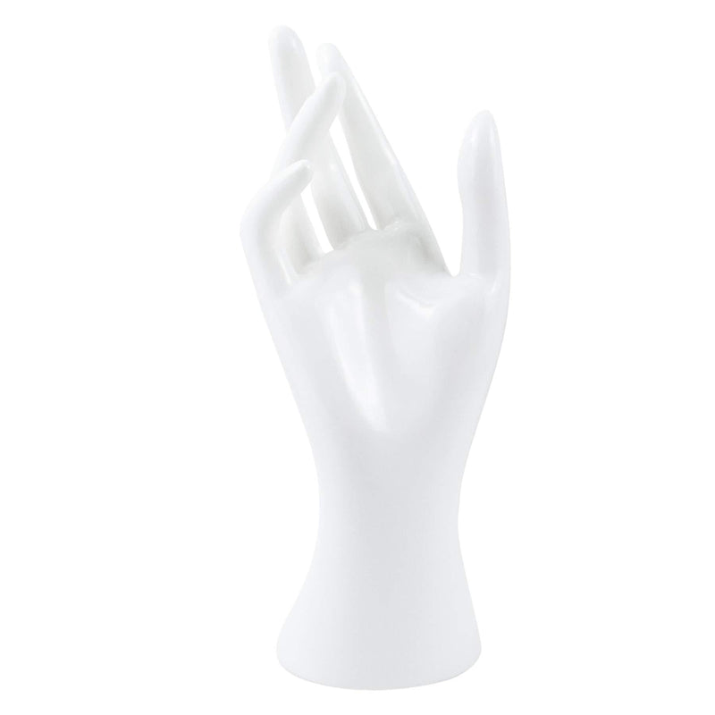 [Australia] - AUEAR, Female Mannequin Hand Display for Jewelry Display Holder Bracelet Necklace Ring Stand (White, 8.66"x2.95", 1 Pack) 8.66"x2.95" 1 Pack-white 
