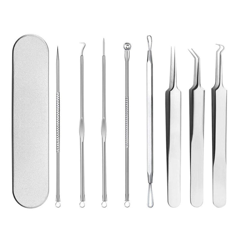 [Australia] - Blackhead Remover Comedone Extractor Acne Removal Kit, Zit Removing for Risk Free Nose Face Skin with Metal Case 