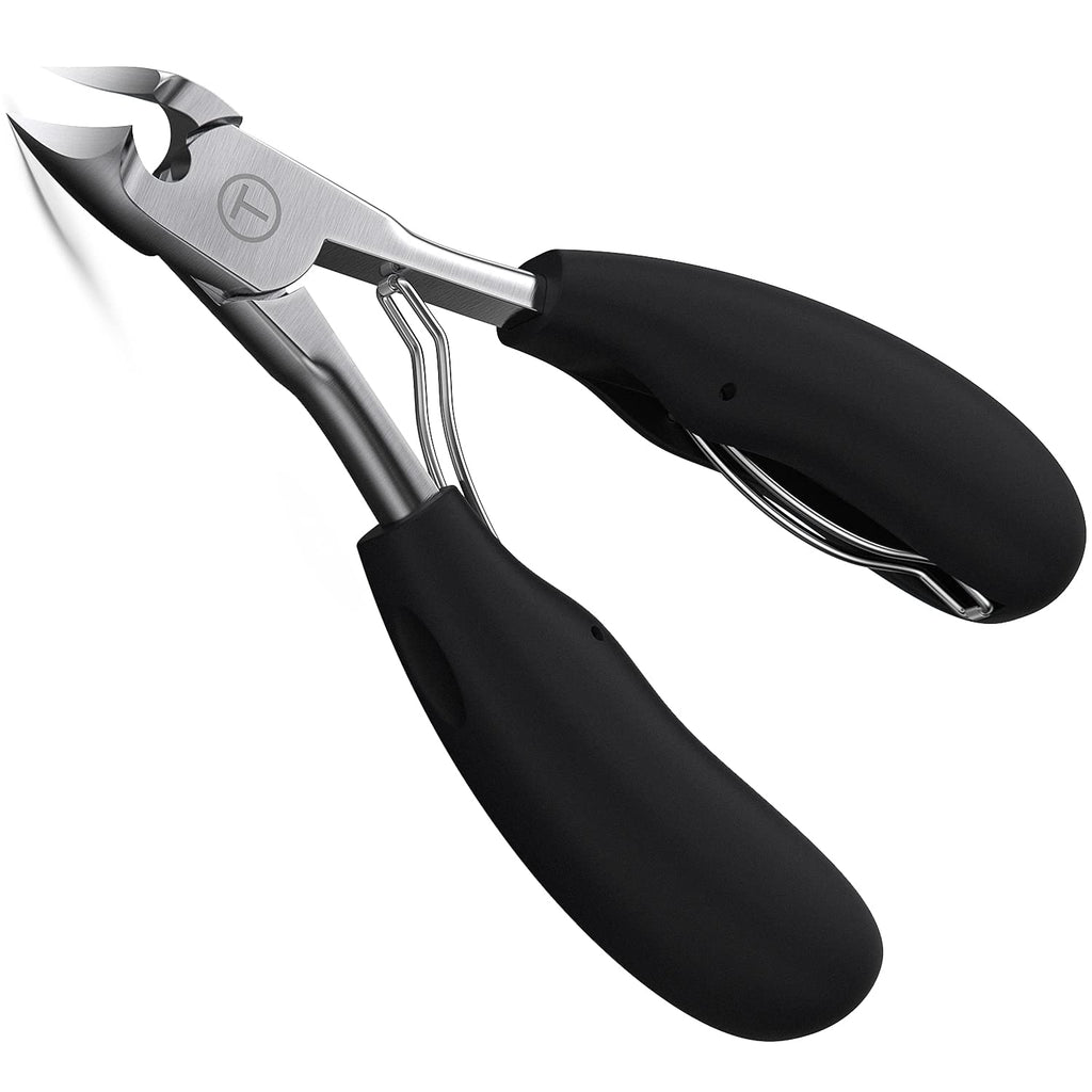 [Australia] - TOMEEM Toenail Clipper Pedicure Tool - Professional Podiatrist Toe Nail Cutter for Thick & Ingrown Nails, Sharp Curved Blade for Men, Women & Seniors 