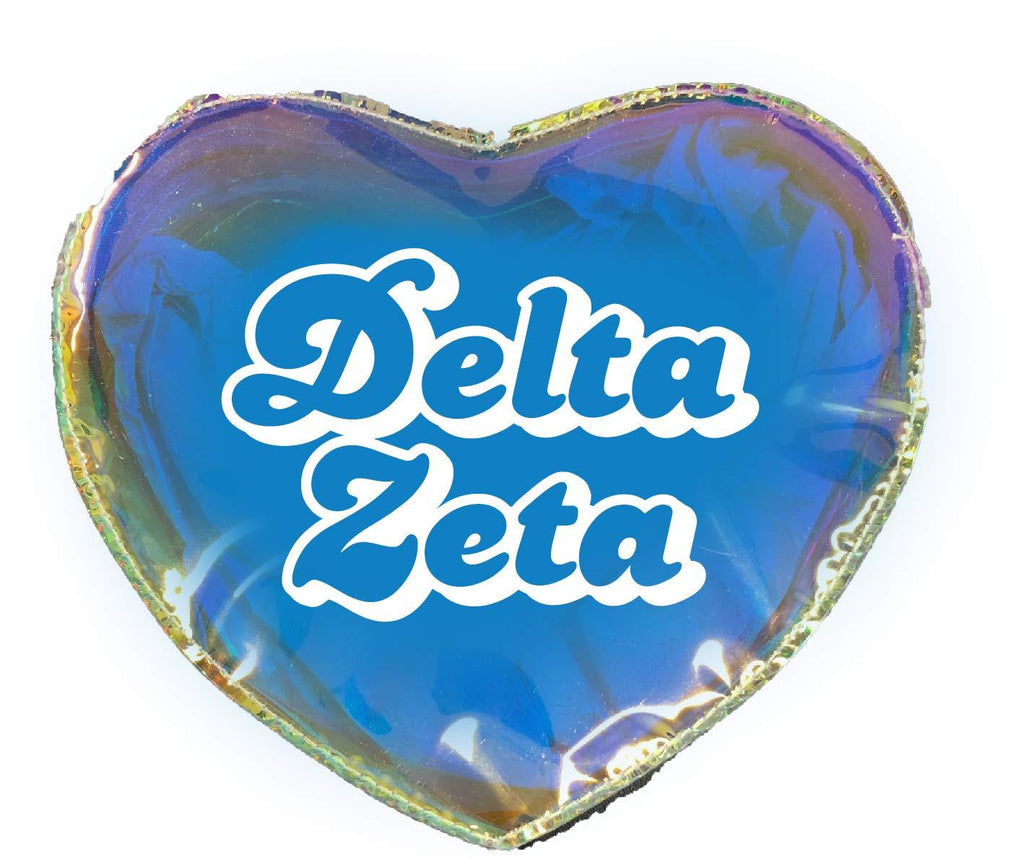 [Australia] - Delta Zeta Heart Shaped Makeup Bag 