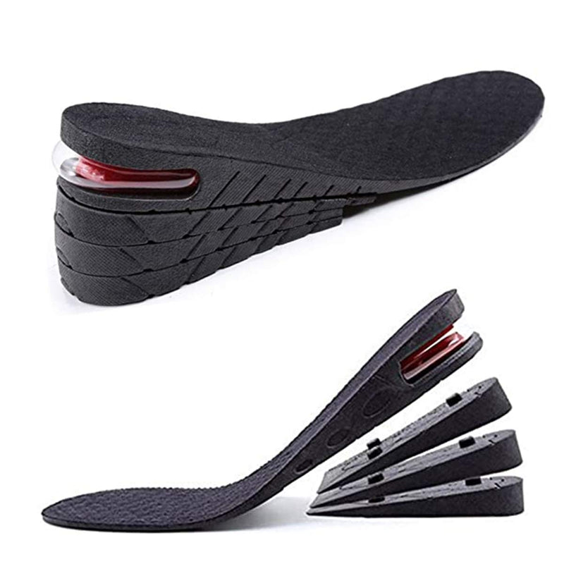 [Australia] - Height Increase Insoles Air Taller Cushion Shoes Insoles 4-Layer Heel Insert for Men 