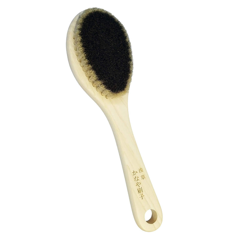 [Australia] - Japanese Body Brush for Dry Brushing, Exfoliation, Cellulite Treatment, Medium Handle 