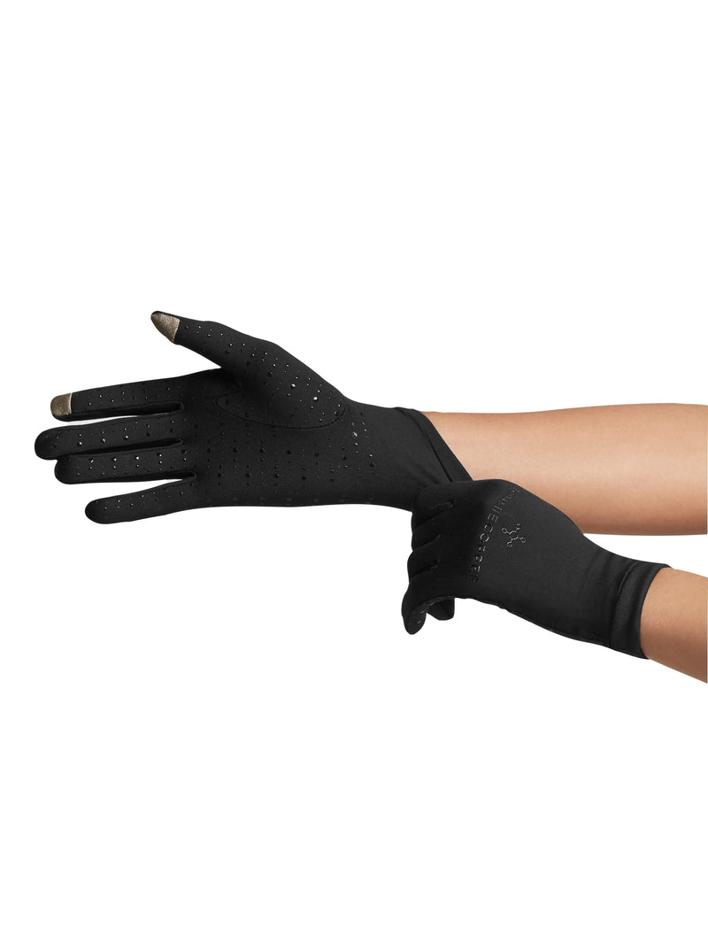 [Australia] - Tommie Copper Unisex Core Compression Full Finger Gloves Medium 