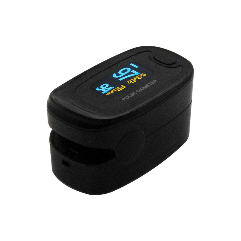 [Australia] - CONTEC MED CMS50NA Pulse Oximeter, Blood Oxygen Saturation Monitor … (Black) 