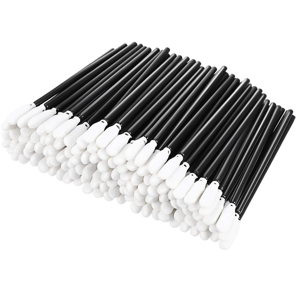 [Australia] - 200 Pieces Foam Swab Cleaning Swab Foam Tips Sponge Stick for Inkjet Printer Print Head Camera Optical Lens Optical Equipment (Black,9.3 cm) 9.3 cm Black 