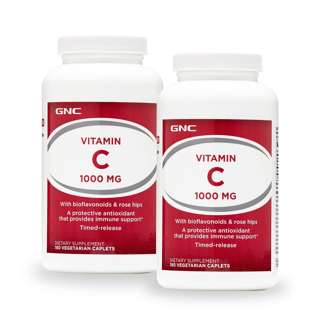 [Australia] - GNC GNC Vitamin C 1000 MG - Twin Pack 180 servings (Pack of 2) 