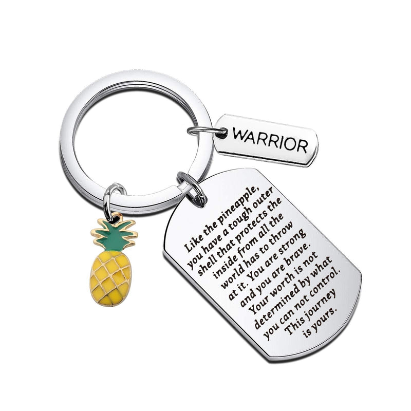 [Australia] - WSNANG IVF Pineapple Gift This IVF Journey is Yours Keychain IVF Infertility Warrior Jewelry IVF Encouragement Gift for Infertility Mom IVF DT 