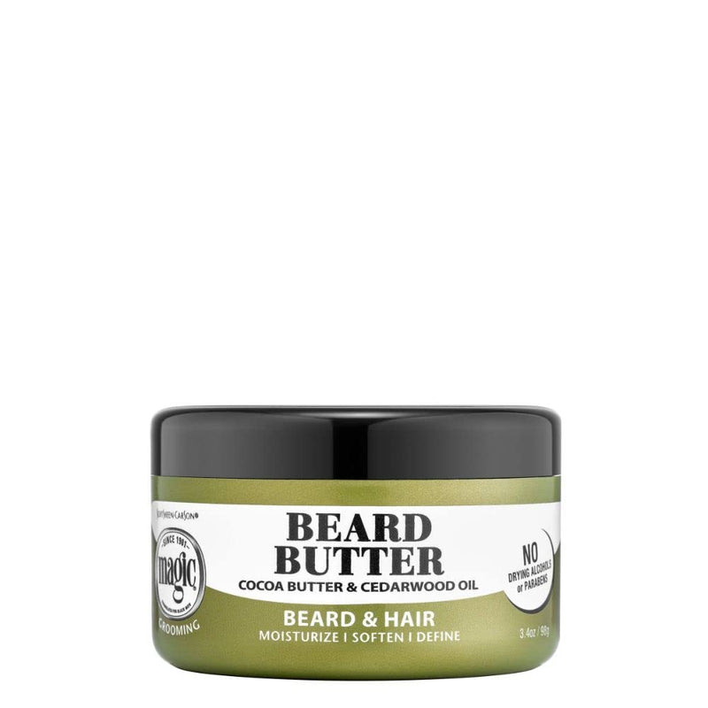 [Australia] - Softsheen-Carson Magic Men's Grooming Beard Butter and Conditioner with Cedarwood Oil and Cocoa Butter, Moisturizing Beard Care with No Drying Alcohol, 3.5 oz 