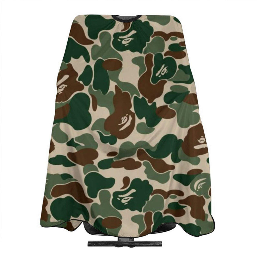 [Australia] - Adult Barber Cape,Camo Camouflage Professional Salon Haircut Capes, Haircut Kit Hairdressing Apron for Home Salon and Barbershop One Size Camouflage Color1 