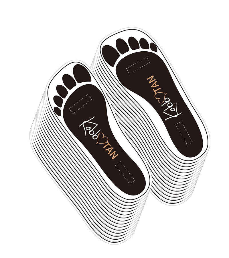 [Australia] - 60 Pairs(120feets) Spray Tan Feet Pads For Sunless Spray Tanning in Black 