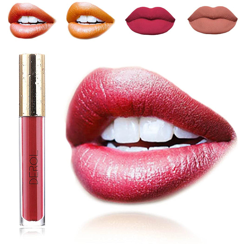 [Australia] - Edanta Matte Liquid Lipstick High Pigmented Cream Lipsticks Long Lasting Lip Gloss Makeup Present for Women and Girls (Red 16#) 