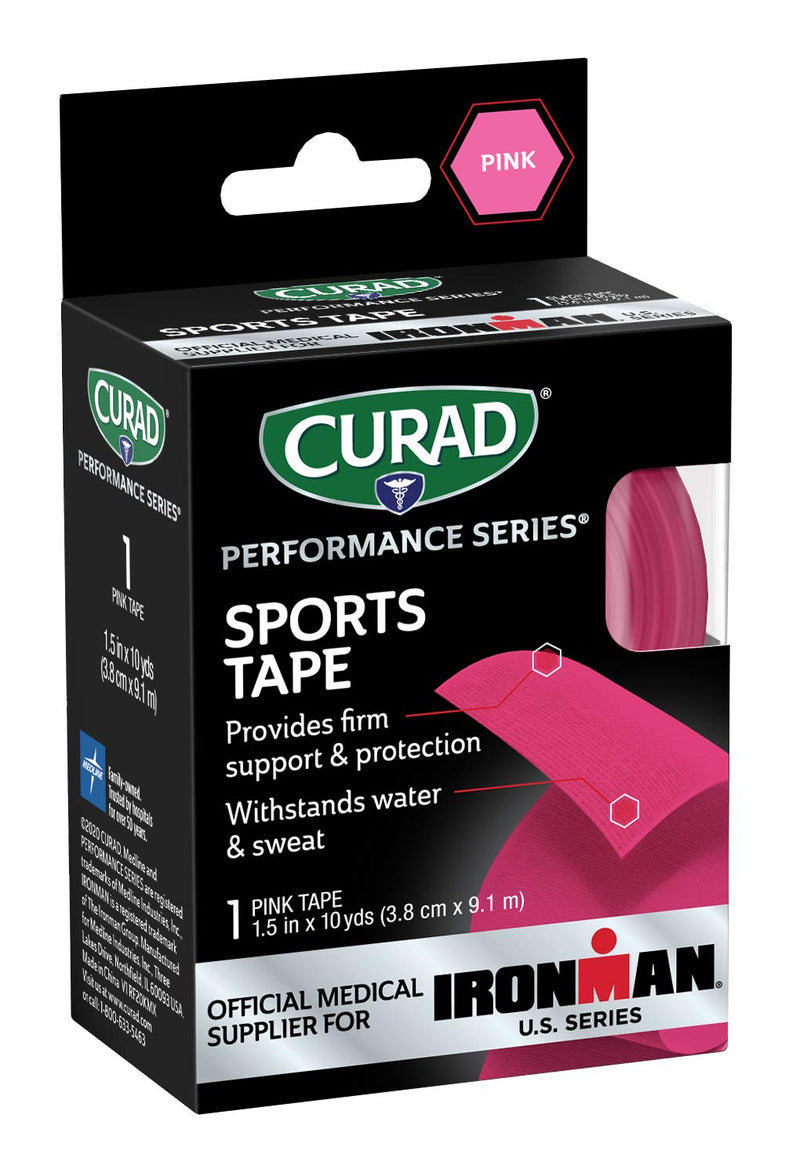 [Australia] - CURAD-CURIM5023 Performance Series Ironman Sports Tape, Pink, 1.5" x 10yds 1 Count 