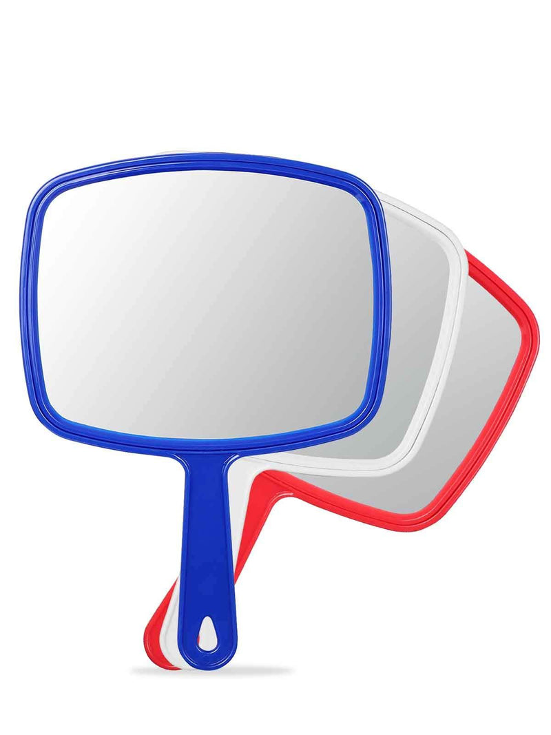 [Australia] - OMIRO Hand Mirror, Handheld Mirror with Handle, Pack of 3 3 Colors 