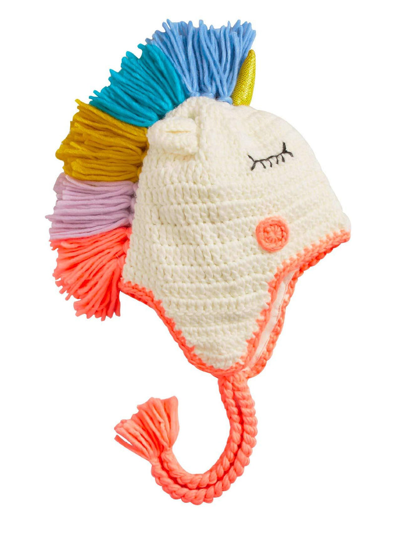 [Australia] - Boys & Girls Knitted Dinosaurs Unicorn Hats, Cartoon Kids Winter Warm Cute Hat Colorful Unicorn M/ 1-2 years 