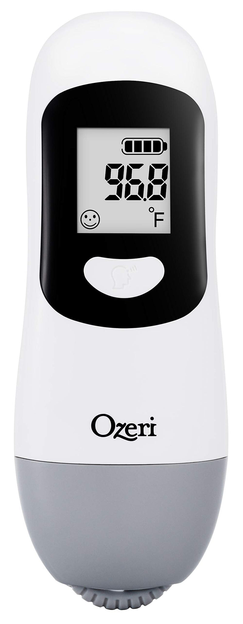 [Australia] - Ozeri Kinetic Non-Contact Forehead Thermometer with Battery-Free Infrared Technology White 