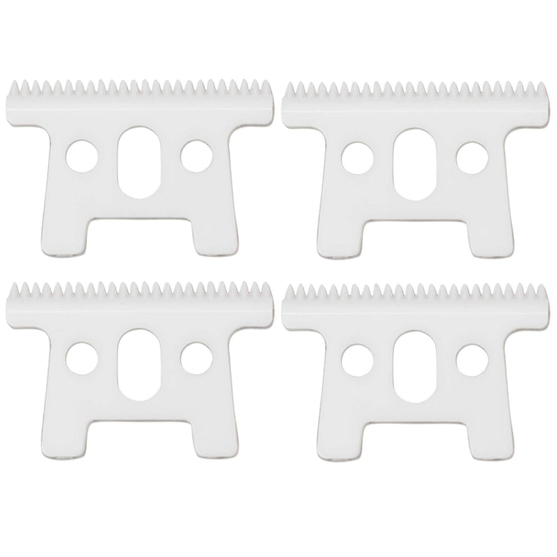 [Australia] - Professional Replacement Ceramic Moving Blades for Pro Li Trimmer D7#32655 D8#32400, Ceramic Moving Blades ONLY, Compatible with D7 D8 SlimLine Pro Li Andis Hair Trimmer(Off White, 4PCS) 