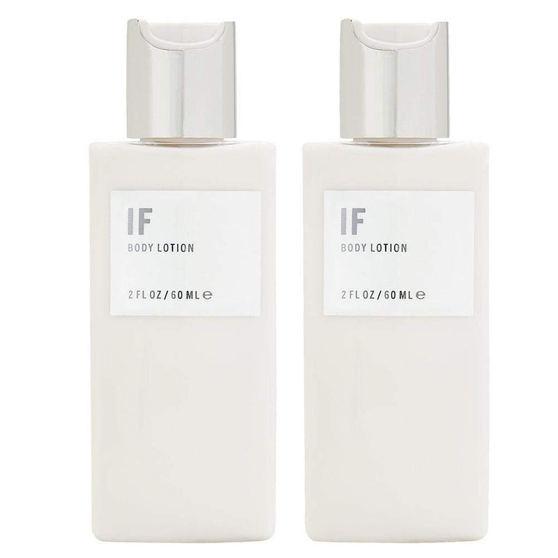 [Australia] - APOTHIA - IF Hand & Body Lotion | Modern White Floral & Citrus | Award Winning Moisturizing Scented Lotion with Naturally Derived Ingredients | Paraben Free | 2 oz | Set of 2 Travel Size 2-Pack | 2 Ounce 