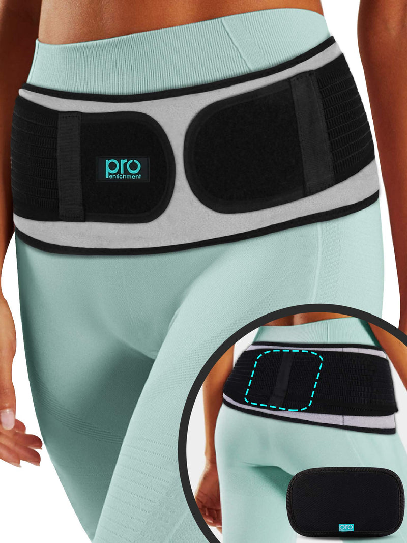 [Australia] - Sacroiliac SI Hip Belt for Women Men SI Joint Hip Belt - Lower Back Support Brace - Hip Braces for Hip Pain - Pelvic Support Belt - Adjustable Sciatica Pelvis Lumbar Pain Relief Trochanter Brace - REG Regular 