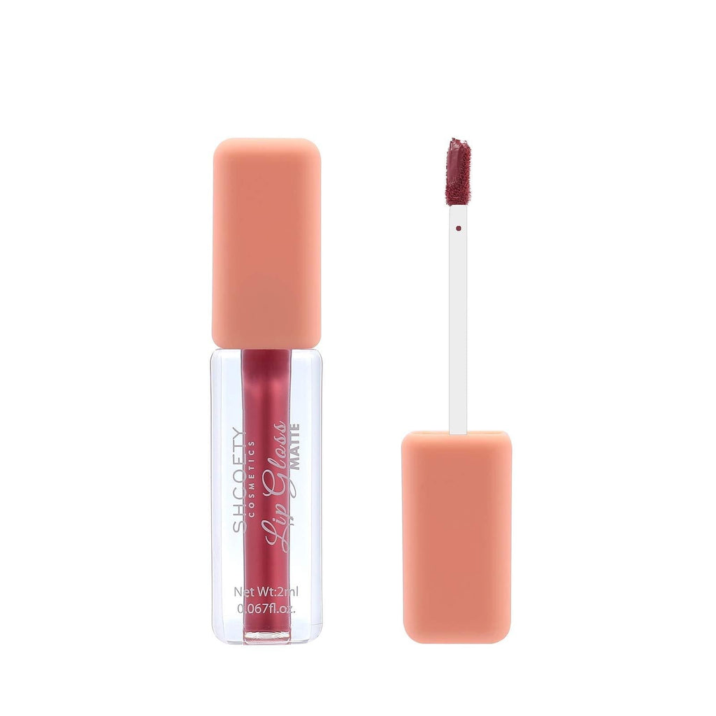 [Australia] - The Velvet Lip Gloss A Unique Tube Shape, The Moisturizing Inner Material is Gelicate and Silky, The Color Is Even, and The Waterproof is Durable (Rose) Rose 