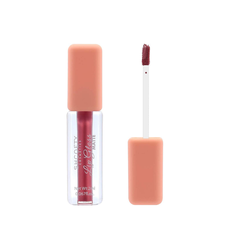 [Australia] - The Velvet Lip Gloss A Unique Tube Shape, The Moisturizing Inner Material is Gelicate and Silky, The Color Is Even, and The Waterproof is Durable (Rose) Rose 