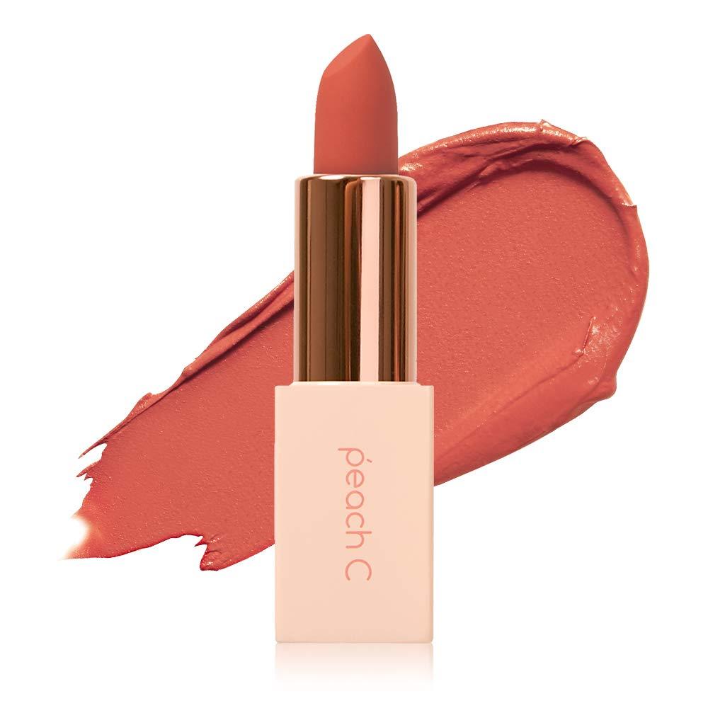 [Australia] - Peach C 4Season MLBB Korean Lipstick – Semi-Matte Lipstick – Silky Finish and Moisturizing Effect – Lightweight and Rich Velvet Texture – Highly-Pigmented Lip Sticks – Long-Lasting Effect (April Shower) April Shower 