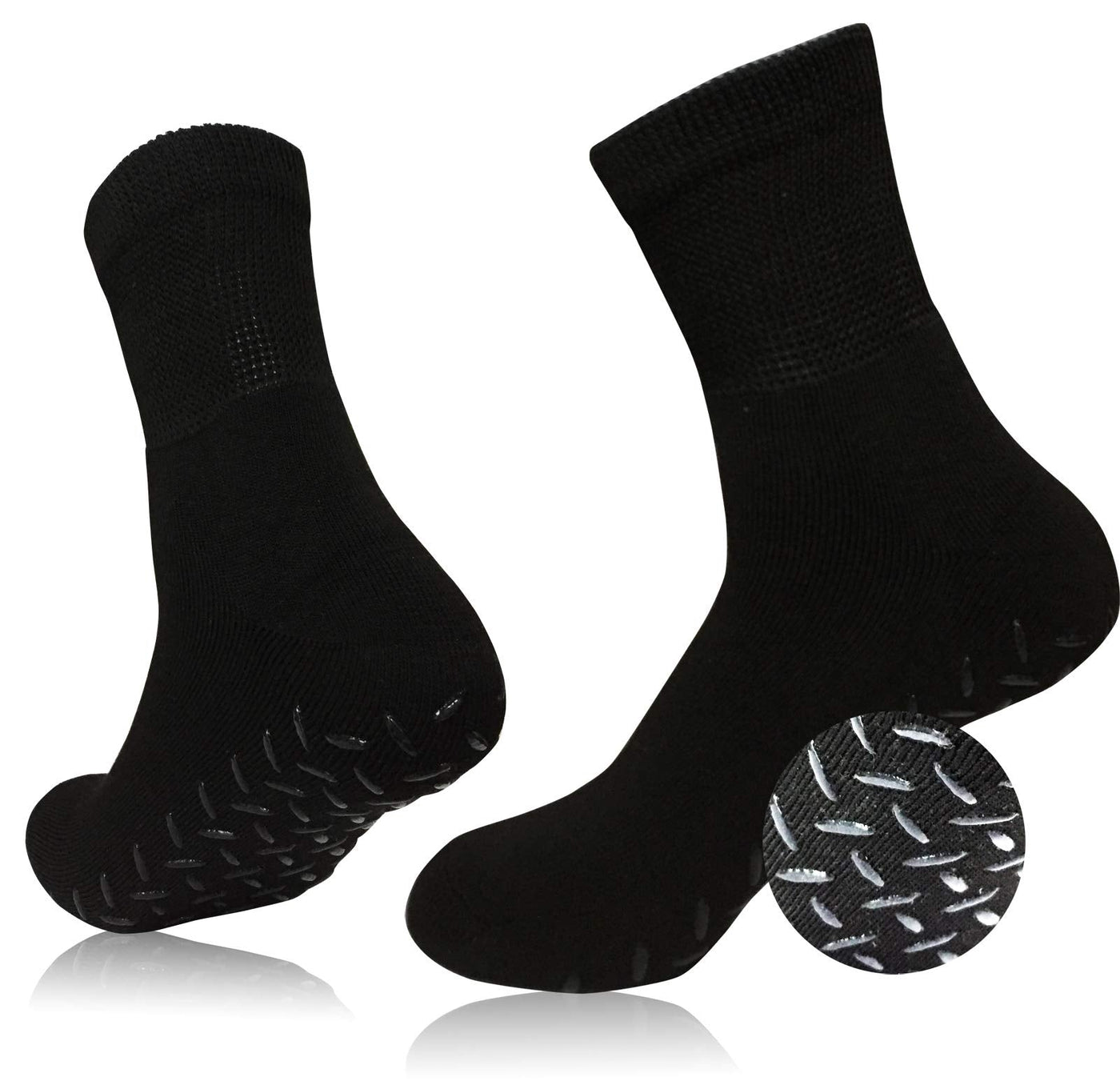  Diabetic Low Cut Socks for Women - 12 Pack - Black - Size 9-11  : Health & Household