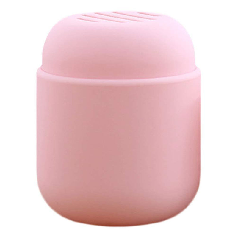 [Australia] - Beaupretty Makeup Sponge Holder Makup Blender Holder with Cover Cosmetic Sponge Carrying Container Foundation Blending Sponge Makeup Puff Travel Case (Pink) 