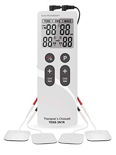 [Australia] - Therapist’s Choice® Rechargeable TENS3N1R Dual Channel, Digital Combo with TENS, EMS and Massage with Accessories 