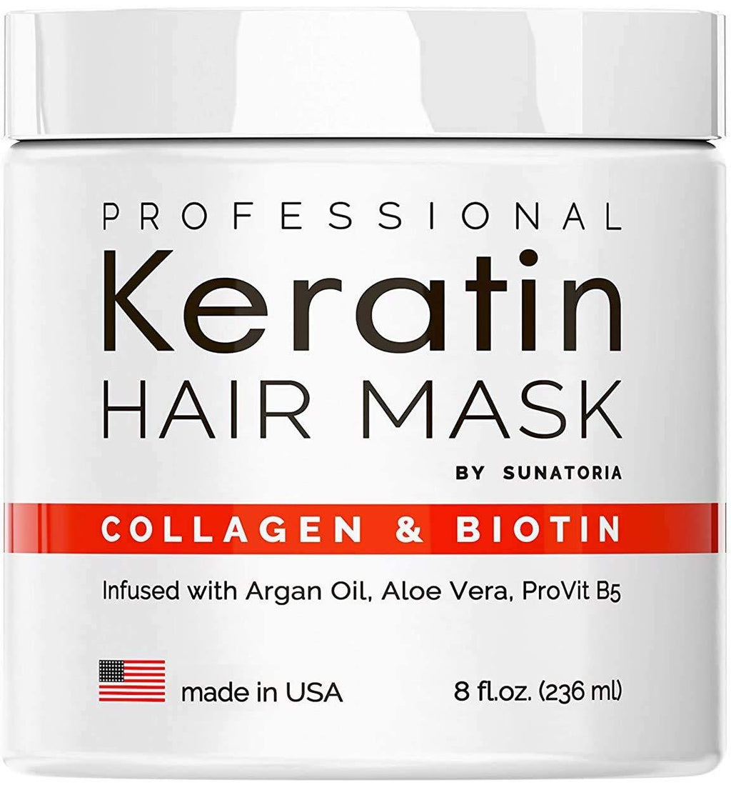 [Australia] - 2021 Professional Keratin Hair Mask - Made in USA - Nourishment Treatment for Hair Repair & Beauty - Biotin Collagen Coconut Oil & Pro-Vitamin B5 Protein Mask - Hair Vitamin Complex for All Hair Types 