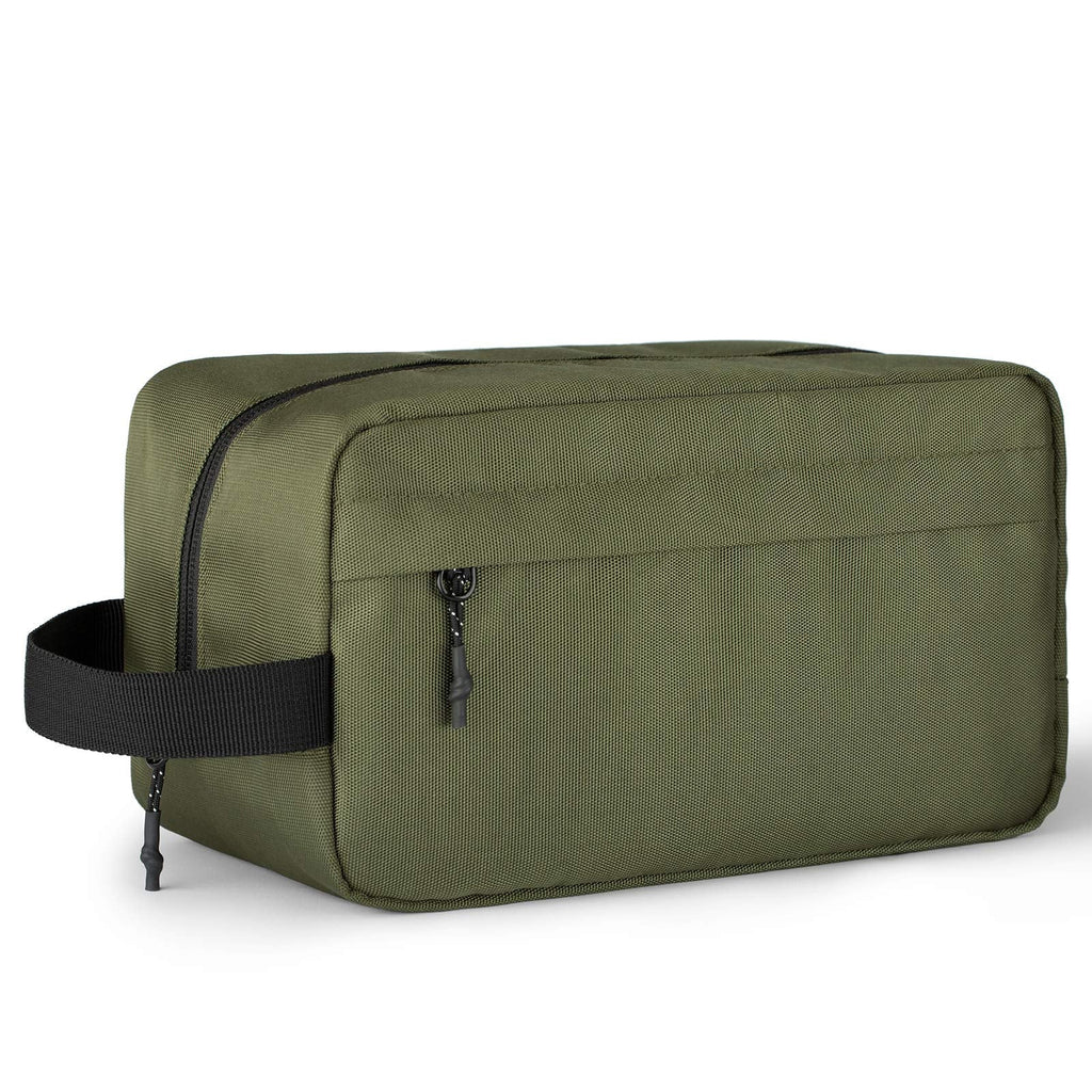 [Australia] - Vorspack Toiletry Bag Hanging Dopp Kit for Men Water Resistant Shaving Bag with Large Capacity for Travel - Army Green 