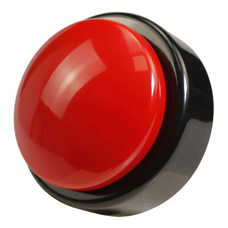 [Australia] - Extra Large Talking Alarm Clock for Blind - Announcing Time, Date and Week of Day. Perfect for Visually impaired and Elderly (Red+Black) Red+black 