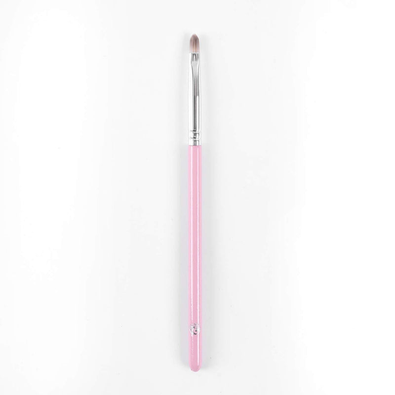 [Australia] - ENERGY Under Eye Concealer Brush Lip Makeup Brush Eyeliner Makeup Brush For Cream Foundation Cosmetics Make Up Applicator Pink Small 