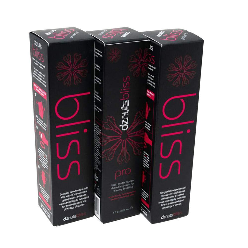 [Australia] - dznuts Women's Bliss Chamois Cream | Anti-Chaffing & Wound Healing Cream for Women, 3 Pack | (4 fl oz. Each) 