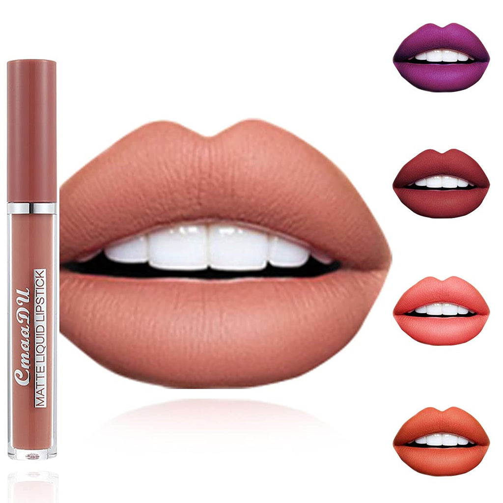 [Australia] - Edanta Matte Liquid Lipstick Long Lasting Velvety Lipsticks High Pigment Lip Beauty Makeup Set for Women and Girls Pack of 1 (Nude 8) Nude 8 