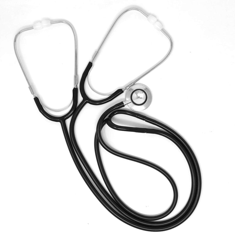 [Australia] - Ever Ready First Aid Dual Head Teaching Stethoscope - Nursing Student Stethoscope - Medical Training Stethoscope, Black 