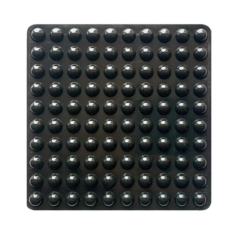 [Australia] - Pack of 100 Adhesive Bumper Pads for Drawers, Cutting Boards, Glass Tops, Small and Kitchen Furniture, Picture Frames Sound Dampening Transparent Rubber Feet for Cabinet Doors (Black) Black 