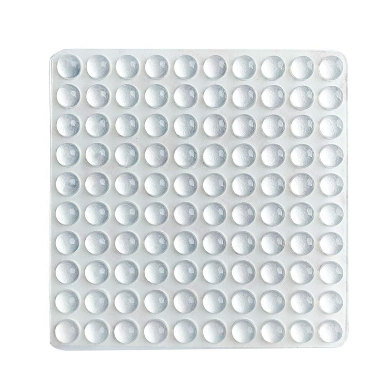 [Australia] - Pack of 100 Adhesive Bumper Pads for Drawers, Cutting Boards, Glass Tops, Small and Kitchen Furniture, Picture Frames Sound Dampening Transparent Rubber Feet for Cabinet Doors (Clear) Clear 